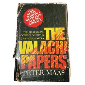 The Valachi Papers By Peter Maas 1968 Hardcover Book